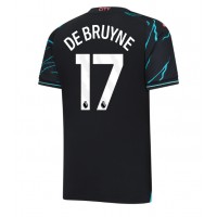 Dres Manchester City Kevin De Bruyne #17 Tretina 2023-24 Krátky Rukáv
